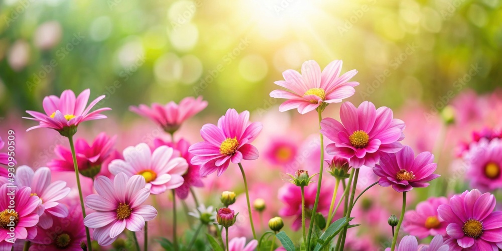 Pink flowers blooming in a spring garden, spring, pink, flowers, blooming, garden, nature, floral, blossom, flora, vibrant Pink flowers blooming in a spring garden, spring, pink, flowers, blooming, garden, nature, floral, blossom, flora, vibrant
