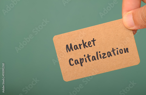 Market Capitalization representation highlights the complex and interconnected nature of market risk, emphasizing the importance of risk management strategies. photo