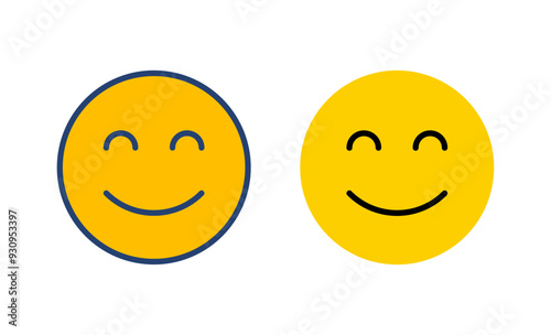 smile icon vector. smile emoticon icon. feedback