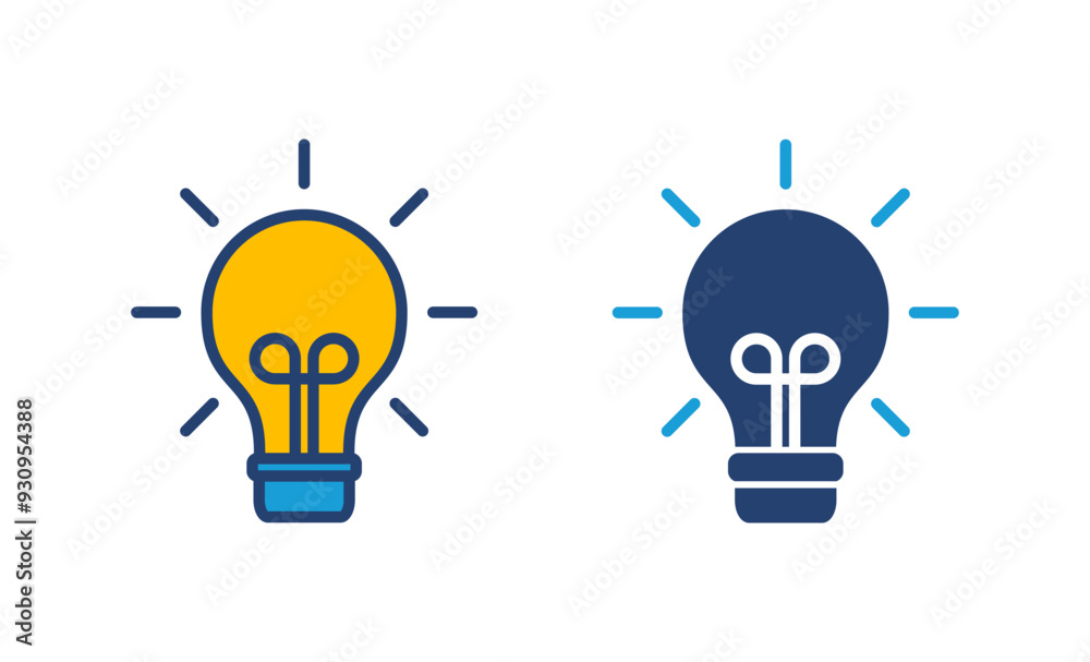Lamp icon vector. Light bulb icon vector. idea symbol. Lamp icon vector. Light bulb icon vector. idea symbol.