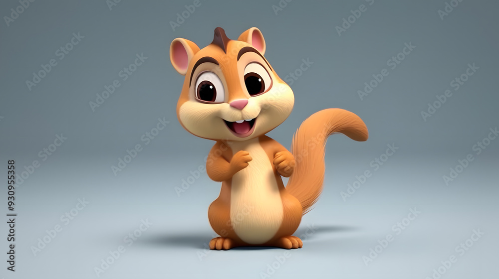 Chipmunk 3d cartoon style Chipmunk 3d cartoon style