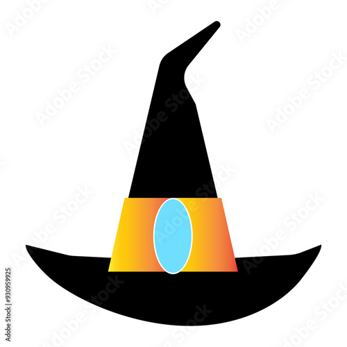 Happy Hallowen icon vector. silhouette house and moon