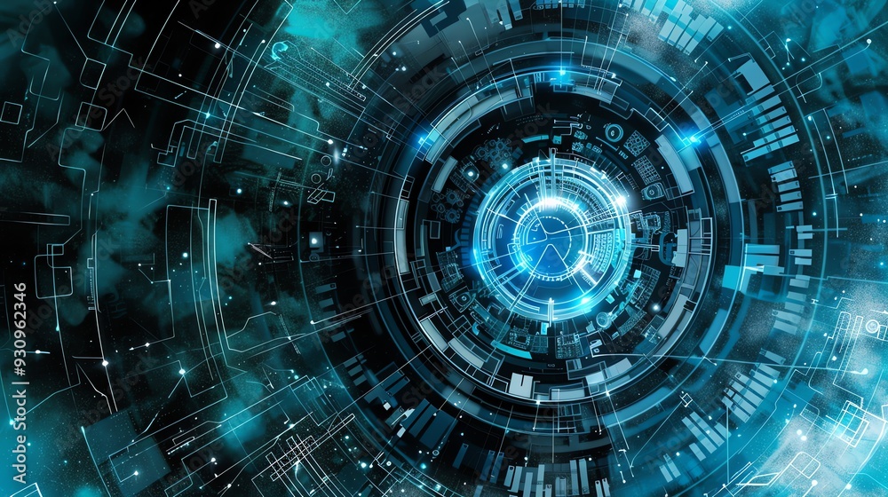 Abstract Futuristic Technology Design Abstract Futuristic Technology Design