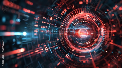 Wallpaper Mural Abstract Digital Technology Background Torontodigital.ca