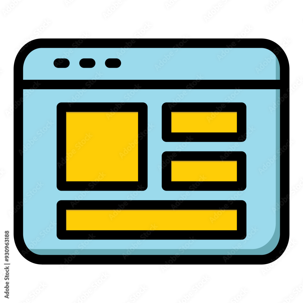 Blog Layout Icon
