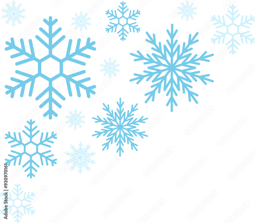 Snowflake Decoration Border Snowflake Decoration Border