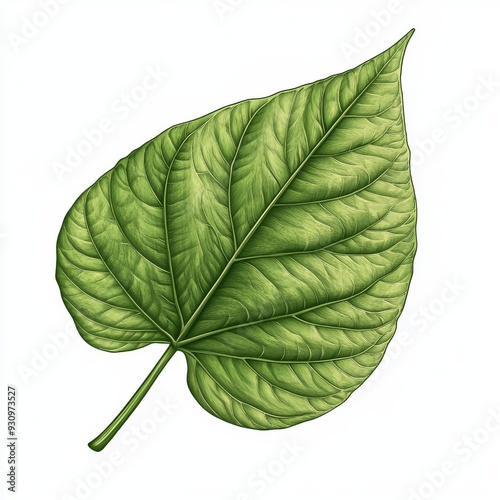 vector graphic of a catalpa leaf