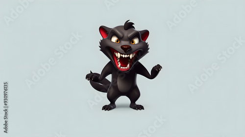 Tasmanian Devil 3d cartoon style photo