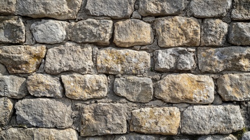 Texture of a stone wall. Old castle stone wall texture background. Stone wall as a background or texture. Part of a stone wall, for background or texture, ai