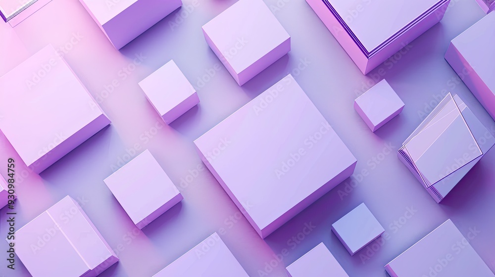 Abstract Purple Geometric Shapes Abstract Purple Geometric Shapes