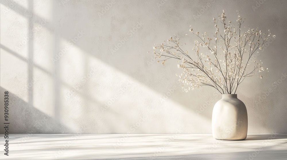 Serenity in Simplicity. Minimalist aesthetic wallpaper with an inspirational quote Serenity in Simplicity. Minimalist aesthetic wallpaper with an inspirational quote