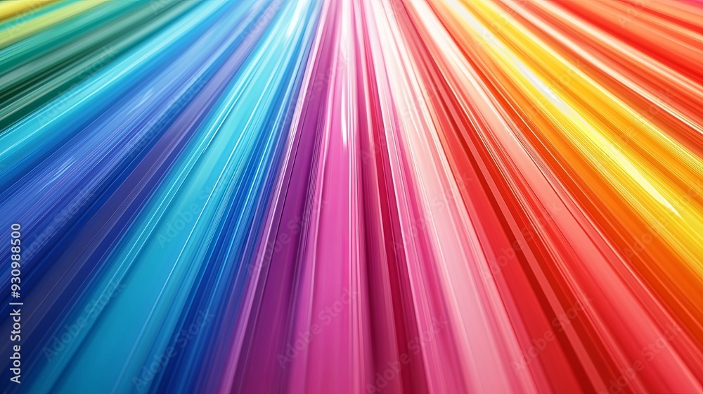Serene Pastel Rainbow. Clean and minimalistic concept Serene Pastel Rainbow. Clean and minimalistic concept