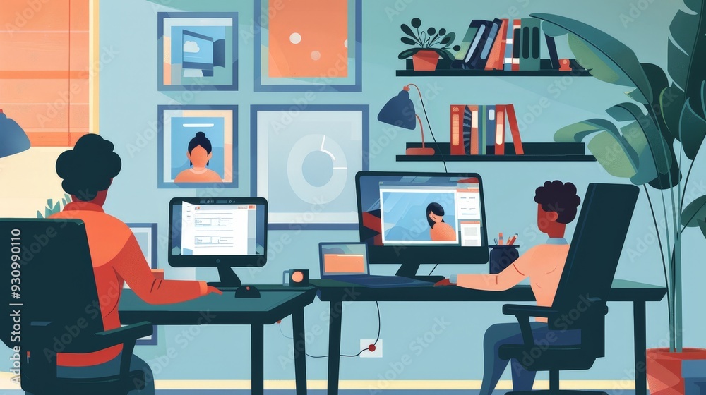 How family homes are adapted for remote workspaces and digital learning environments. How family homes are adapted for remote workspaces and digital learning environments.