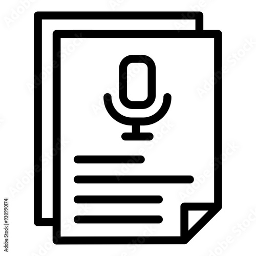 Transcript Icon