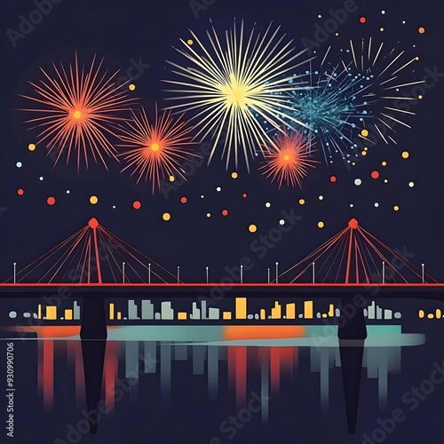 A Spectacular Fireworks Festival Lighting Up the Night Sky