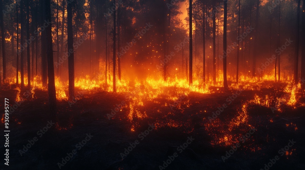 Forest Fire in the Dark Forest Fire in the Dark