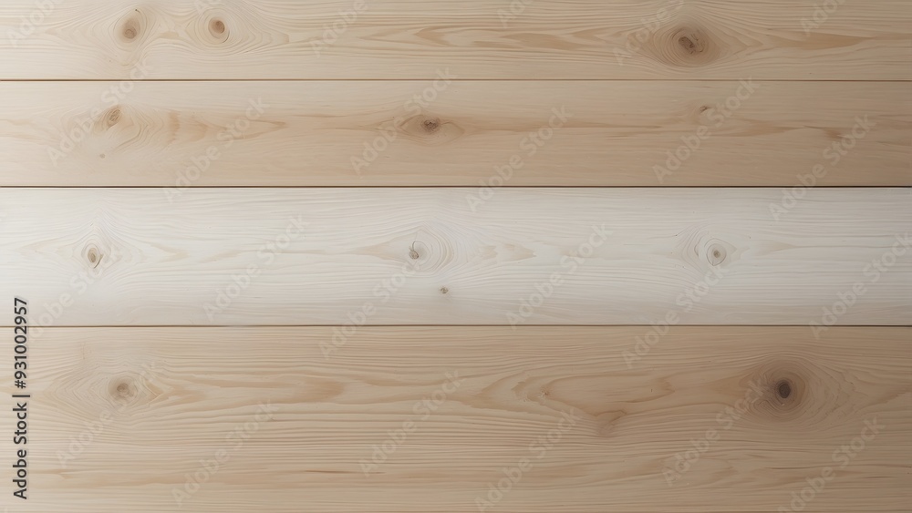 Fototapeta premium Light oak wood with white paint for the header backdrop digital banner for advertisement, texture background