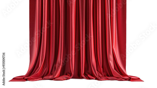 Wallpaper Mural Luxurious Red Velvet Curtain: Elegant Drapery for Stage and Theater Torontodigital.ca