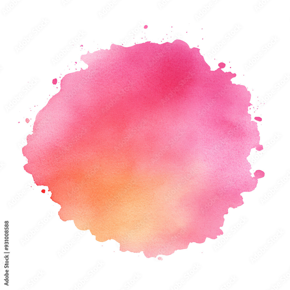 A vibrant watercolor splash featuring shades of pink and orange, perfect for artistic designs and creative projects. A vibrant watercolor splash featuring shades of pink and orange, perfect for artistic designs and creative projects.