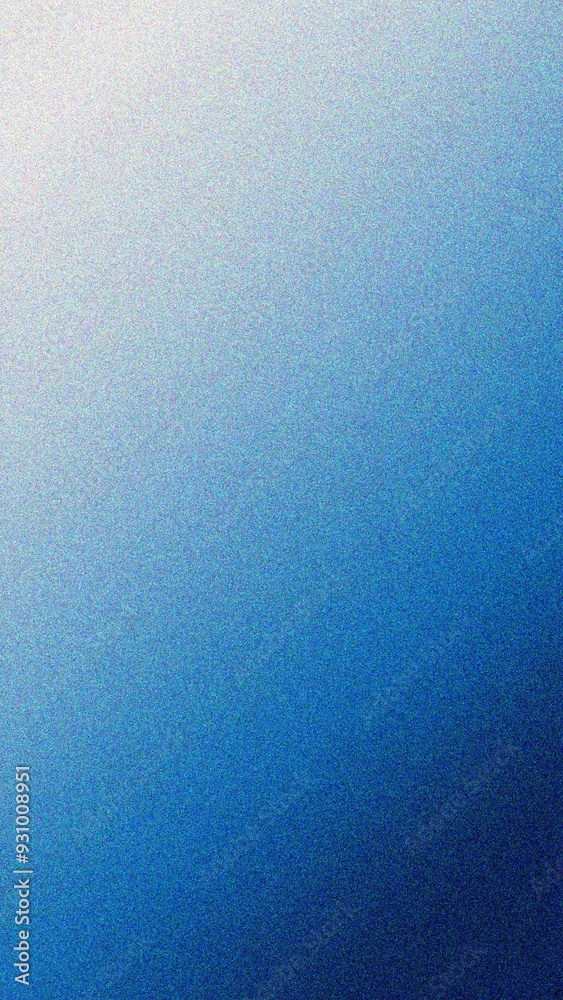 Glowing abstract gradient shape on blue grainy background minimal header cover poster design copy space