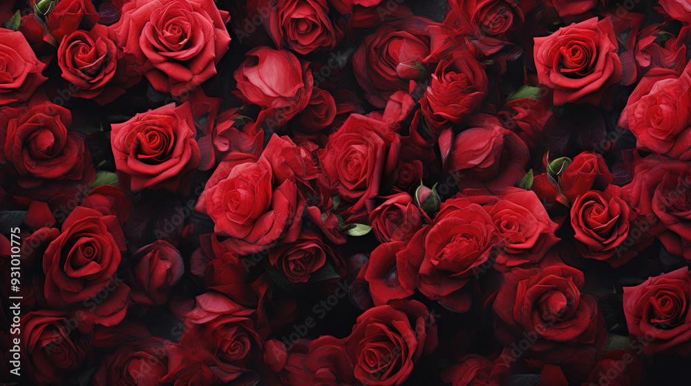 bunch of red roses in full frame. background tile
bunch of red roses in full frame. background tile