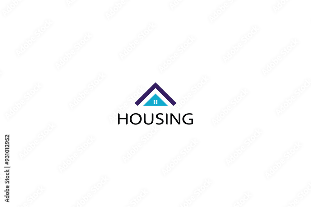 Simple and minimal home logo Simple and minimal home logo