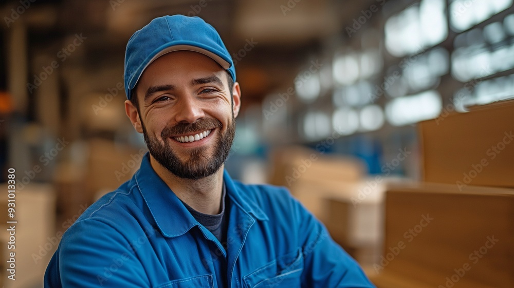 A skilled craftsman smiles confidently in his workshop, surrounded by woodworking tools and materials. A skilled craftsman smiles confidently in his workshop, surrounded by woodworking tools and materials.