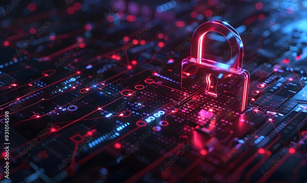 Cybersecurity and data privacy protection concept, lock, binary digits background. Cybersecurity and data privacy protection concept, lock, binary digits background.