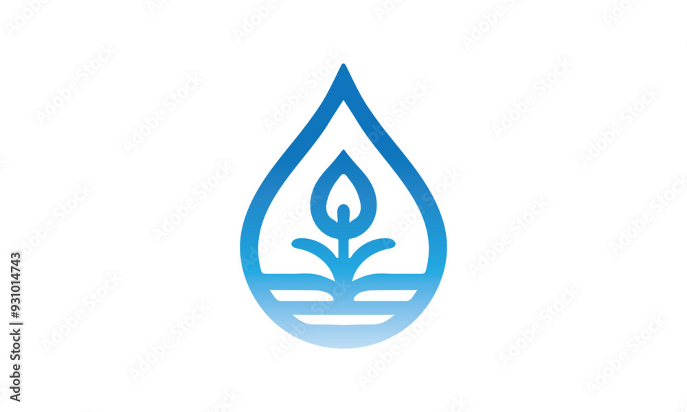 Irrigation logo design vector, drip Irrigation logo design, Creative ...