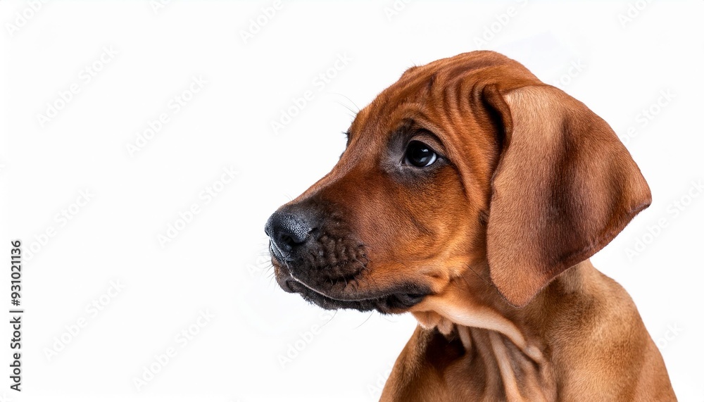 ローデシアン・リッジバックの子犬のポートレート(Rhodesian Ridgeback puppy portrait on white background)
ローデシアン・リッジバックの子犬のポートレート(Rhodesian Ridgeback puppy portrait on white background)