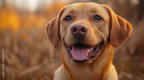 Cheerful Golden Retriever Enjoying a Sunny Day Outdoors