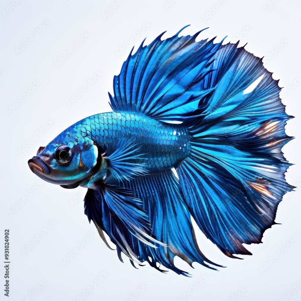 Obraz premium the AI Image Generator, stunning Siamese fighting fish