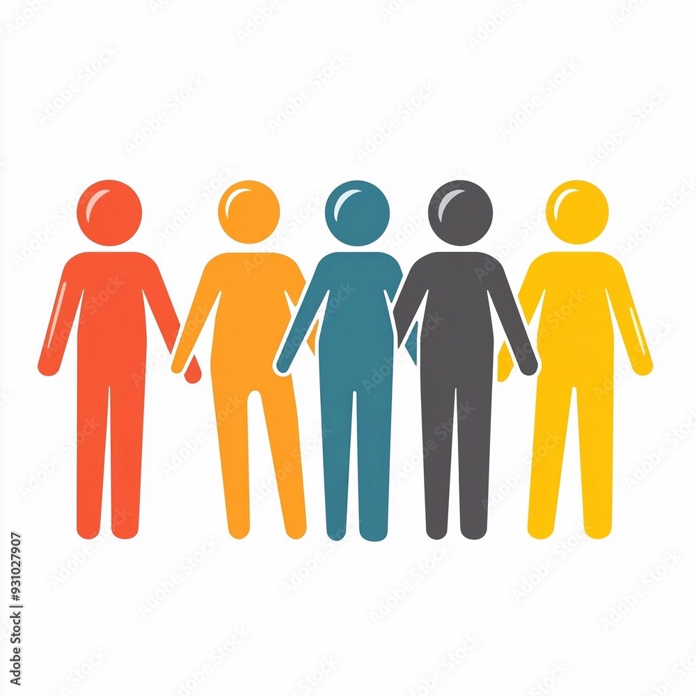 a clean icon that symbolize a group of people working together. to be used in business presentation template design. a clean icon that symbolize a group of people working together. to be used in business presentation template design.