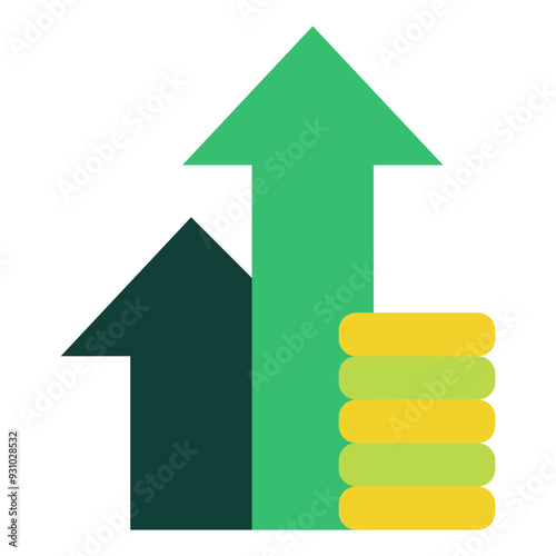 Profit Business management icon illustration 