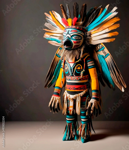Kachina Doll: indian god statue photo