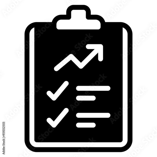 Report Business management icon illustration 