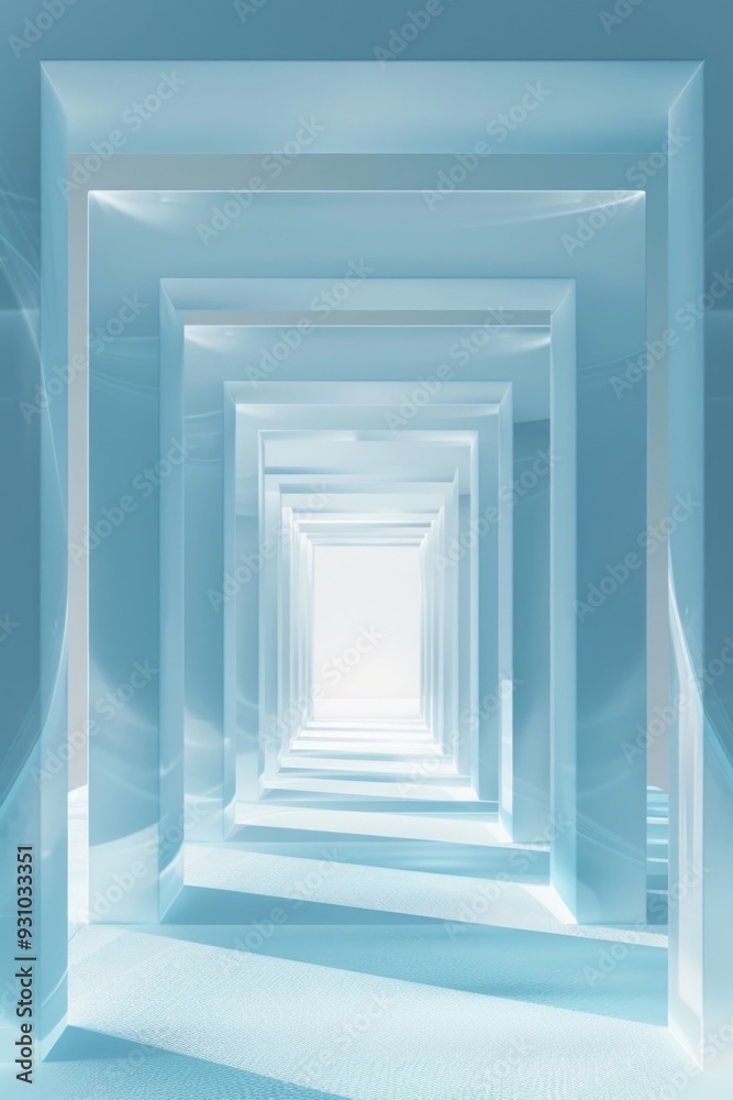 Obraz premium Abstract light blue background wallpaper template