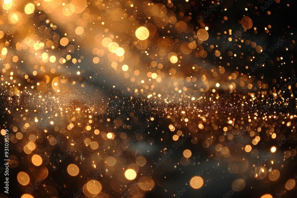 Golden Lights Abstract Background Golden Lights Abstract Background