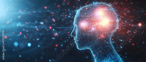Futuristic visualization of cognitive science and technology in a feedback loop system focusing on the interaction between human cognition and feedback driven intelligence