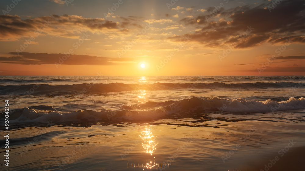 Fototapeta premium The Golden Horizon
