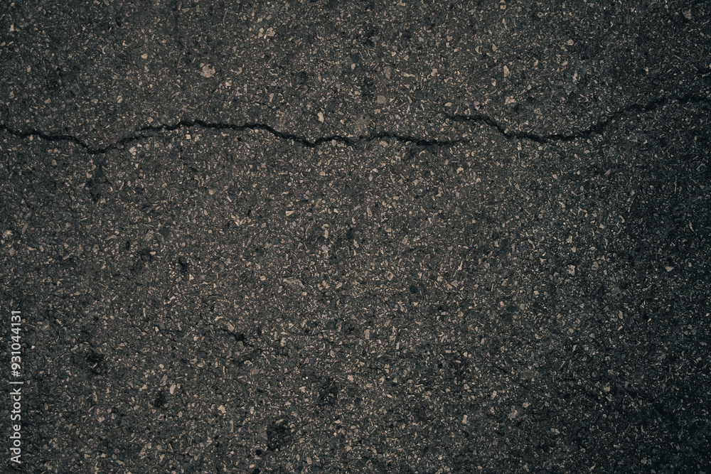 Obraz premium Black asphalt road texture background.