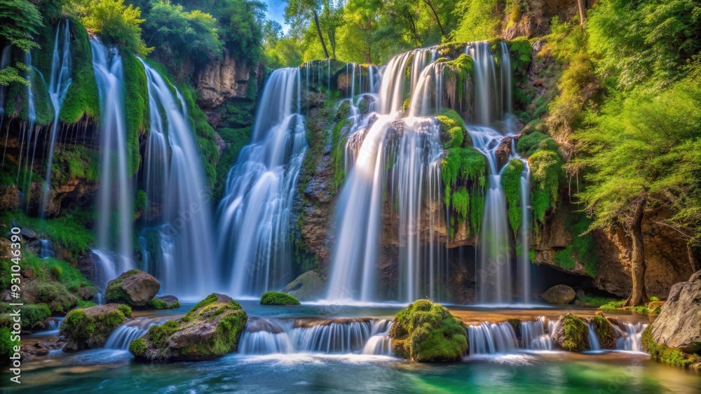Double welding waterfall cascading down the rocks in Vize Kirklareli, Turkey, Sergen, waterfall, double, welding Double welding waterfall cascading down the rocks in Vize Kirklareli, Turkey, Sergen, waterfall, double, welding