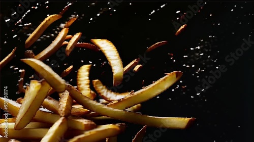 flying fries ,generative ai