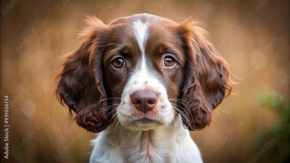 Close up portrait of an adorable English Springer Spaniel puppy, English Springer Spaniel, puppy, dog, close up, cute Close up portrait of an adorable English Springer Spaniel puppy, English Springer Spaniel, puppy, dog, close up, cute