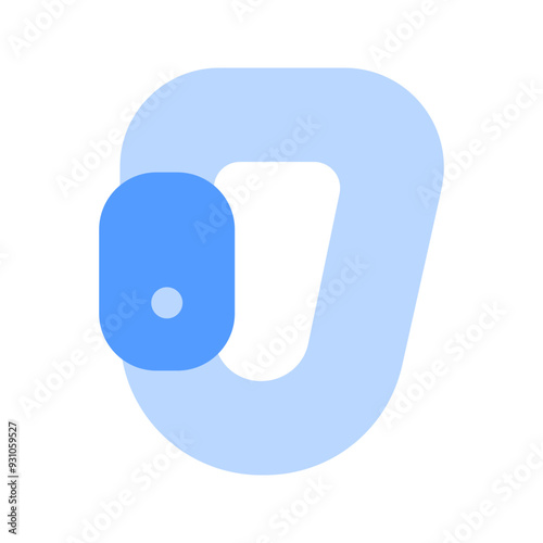 carabiner duotone icon