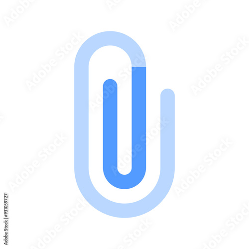 paper clip duotone icon