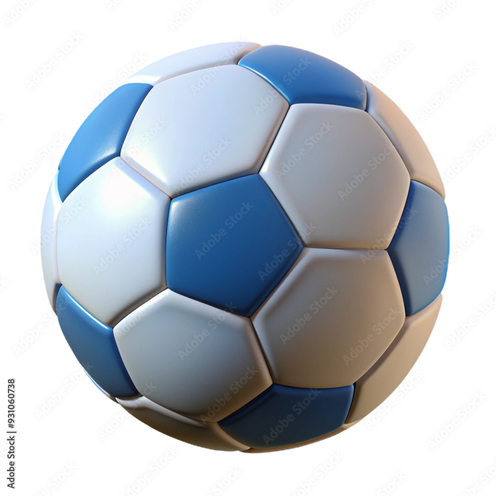 Fototapeta premium soccer ball isolated on white