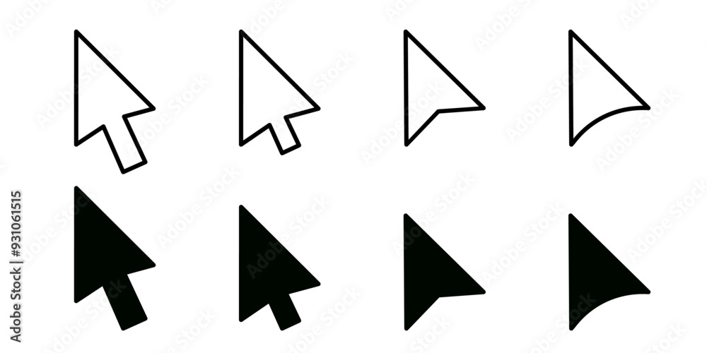 Cursor icon. Computer cursor icon. Cursor icon. Computer cursor icon.