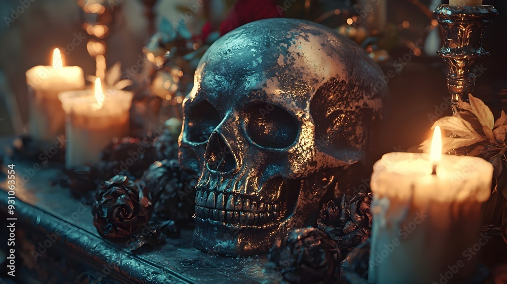 Skull and Candles. Skull and Candles.