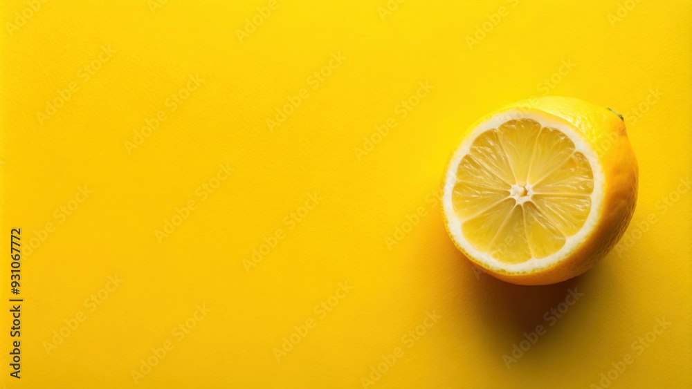 Creative lemon layout on yellow background, flat lay with macro detail , lemon, yellow, background, food, fresh, citrus, summer Creative lemon layout on yellow background, flat lay with macro detail , lemon, yellow, background, food, fresh, citrus, summer